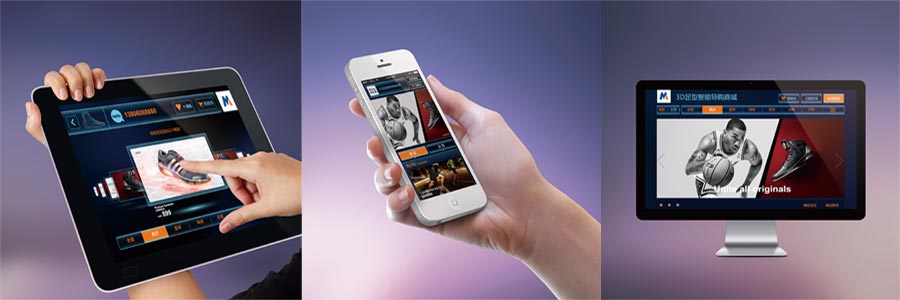 全面打开线上通路,结合终端的3D足型智能导购体验,将产品推送延伸至线上,进一步提升线上销售量。